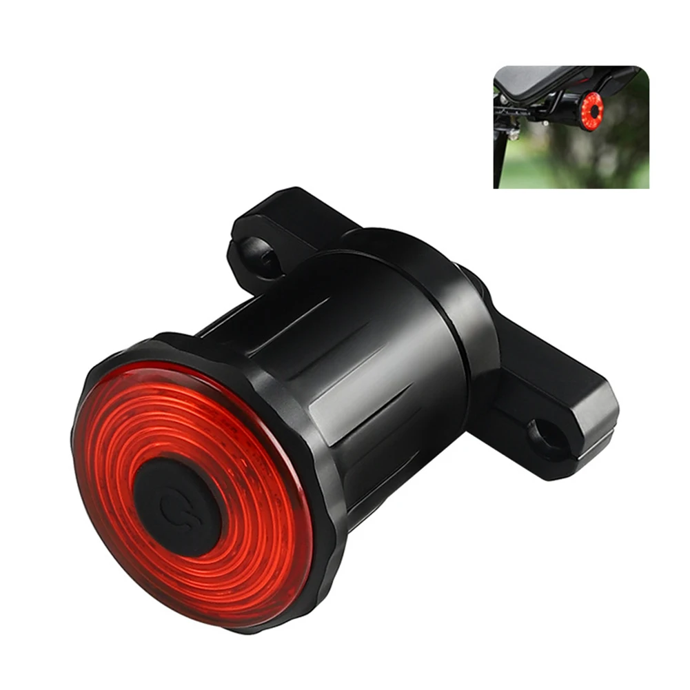 

2023 New Rear Light Bicycle MTB Bike Taillight Saddle Bracket Seatpost Bracket Waterproof 7 Modes Auto Start/Stop