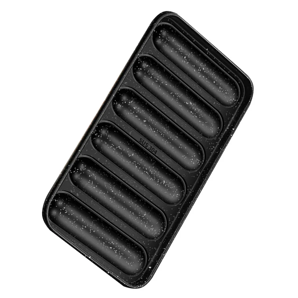 

Mold Sausage Baking Maker Pan Dog Hottray Ham Bread Diy Loaf Hotdog Buns Metal Making Roast Cube Ice Stick Non Escargot