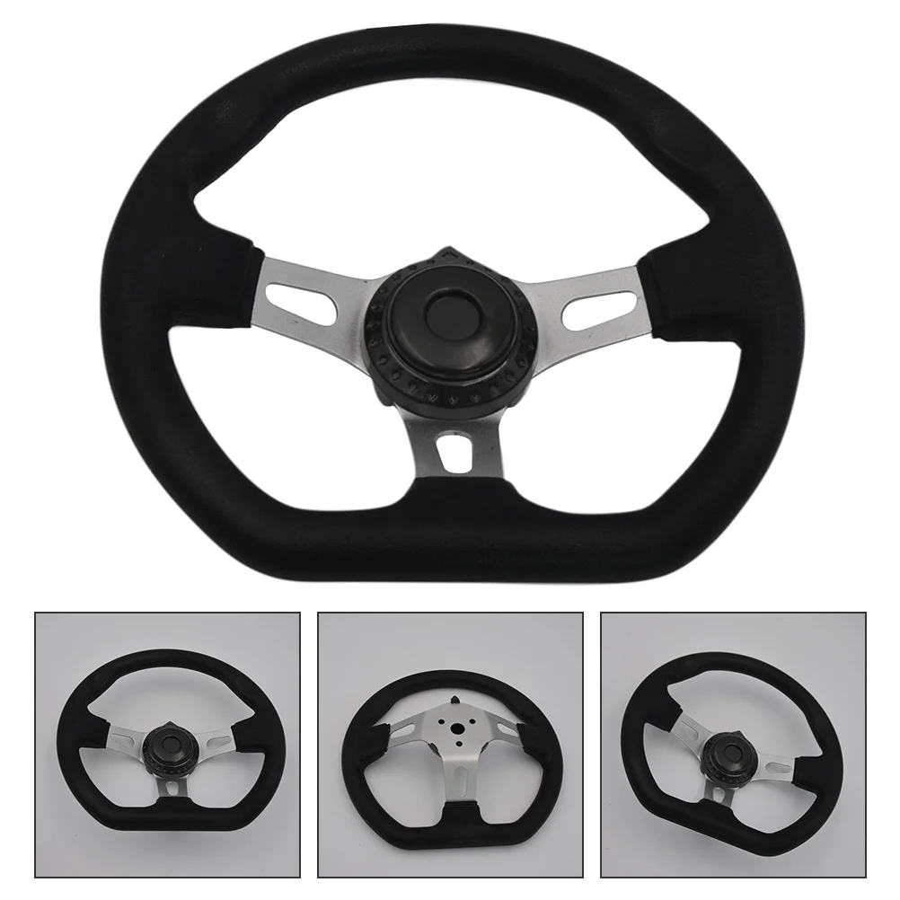 

Car Decoration Go Kart Steering Wheel PU Car Modified Decor Simple Automotive Wheels Supply Trim Racing
