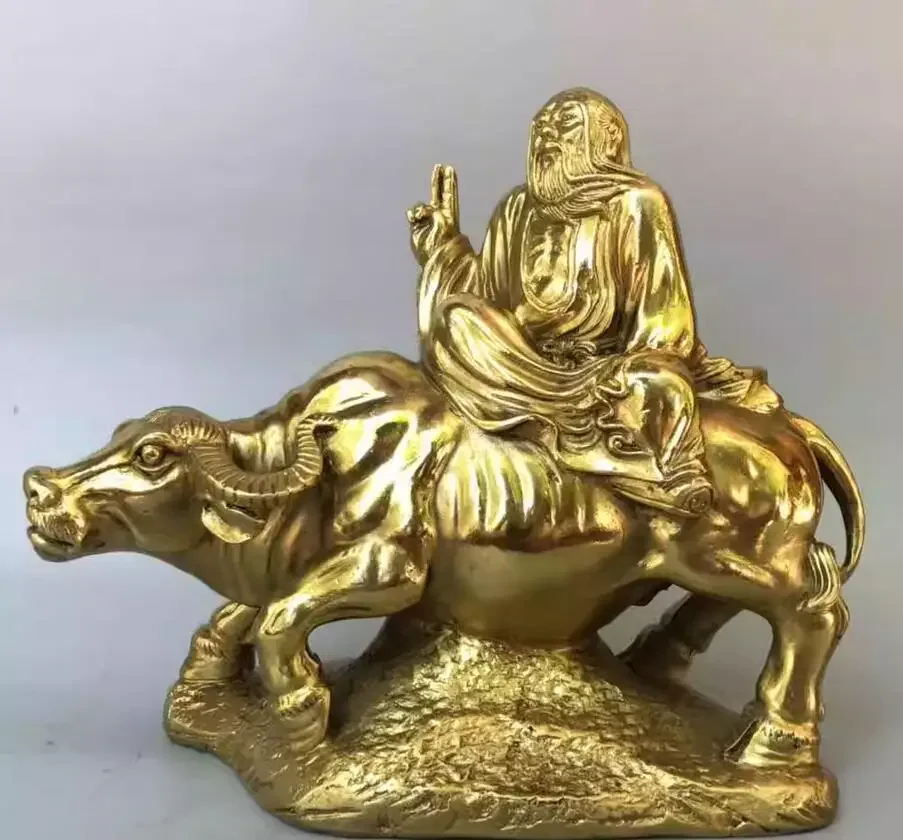 Металлическое латунное украшение для верховой езды Laozi Ox домашний офис
