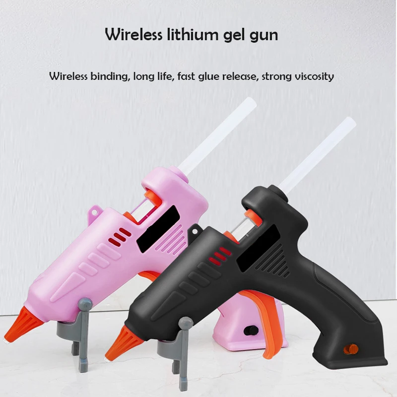 

Cordless 4.2V Lithium-ion Hot Melt Glue Gun Rechargeable Lithium Battery Wireless Repair Tool Home DIY Tools Hot Glue Gun