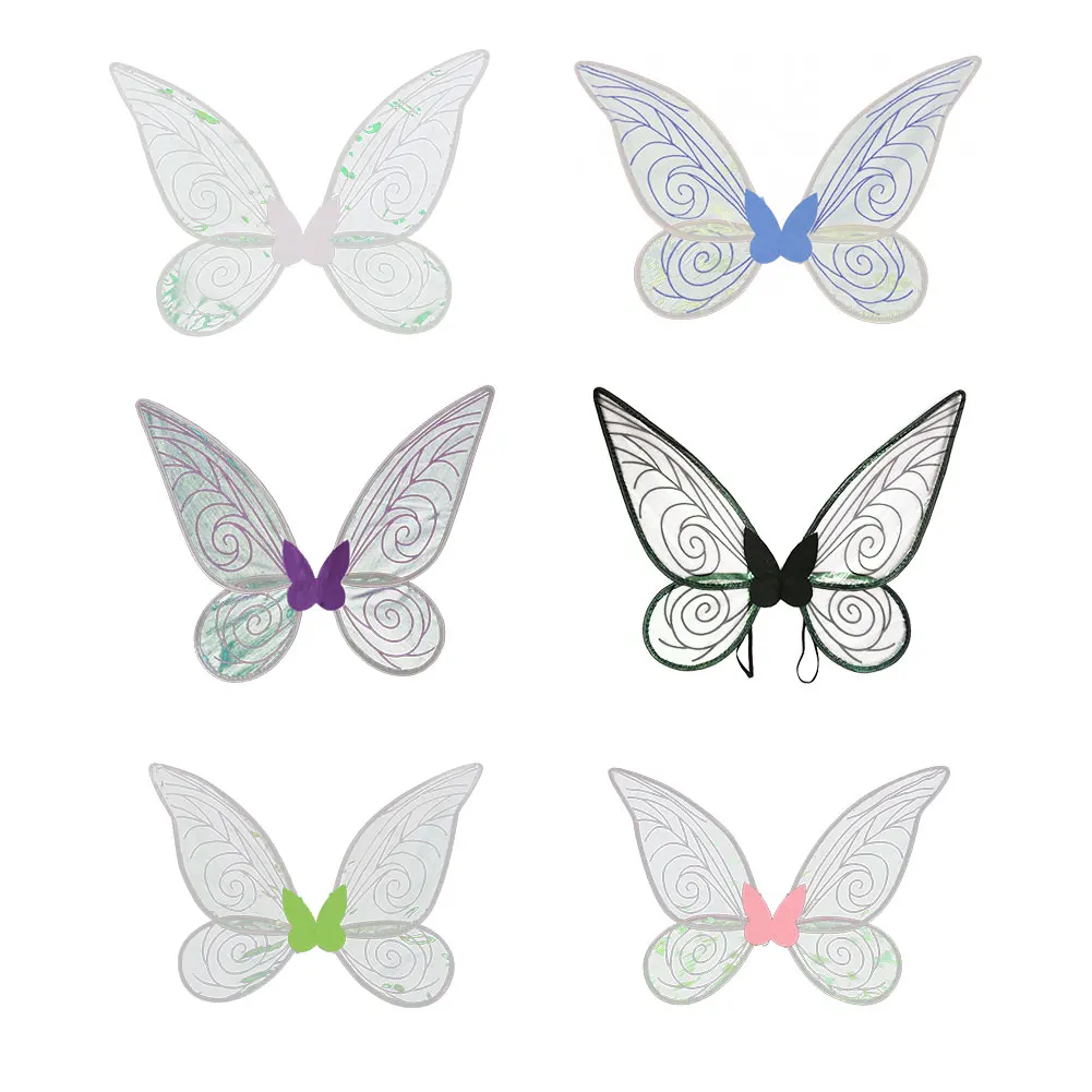 

Войлочные Крылья ангела платья аксессуары из органзы Красочные Крылья Ангела реквизит для ролевых игр украшение вечерние ринки для Хэллоу...