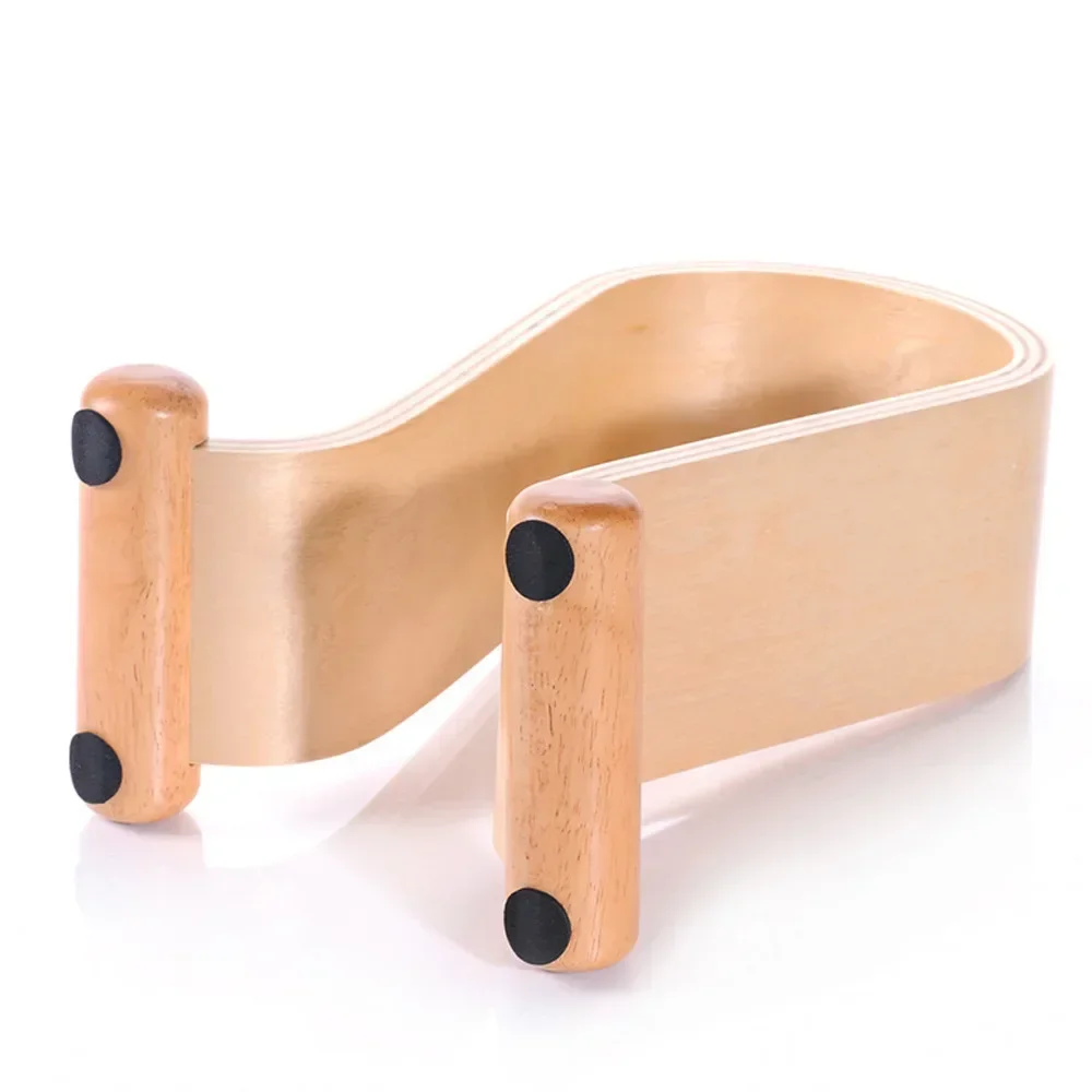 Стильная U-образная подставка для наушников из орехового дерева — кронштейн