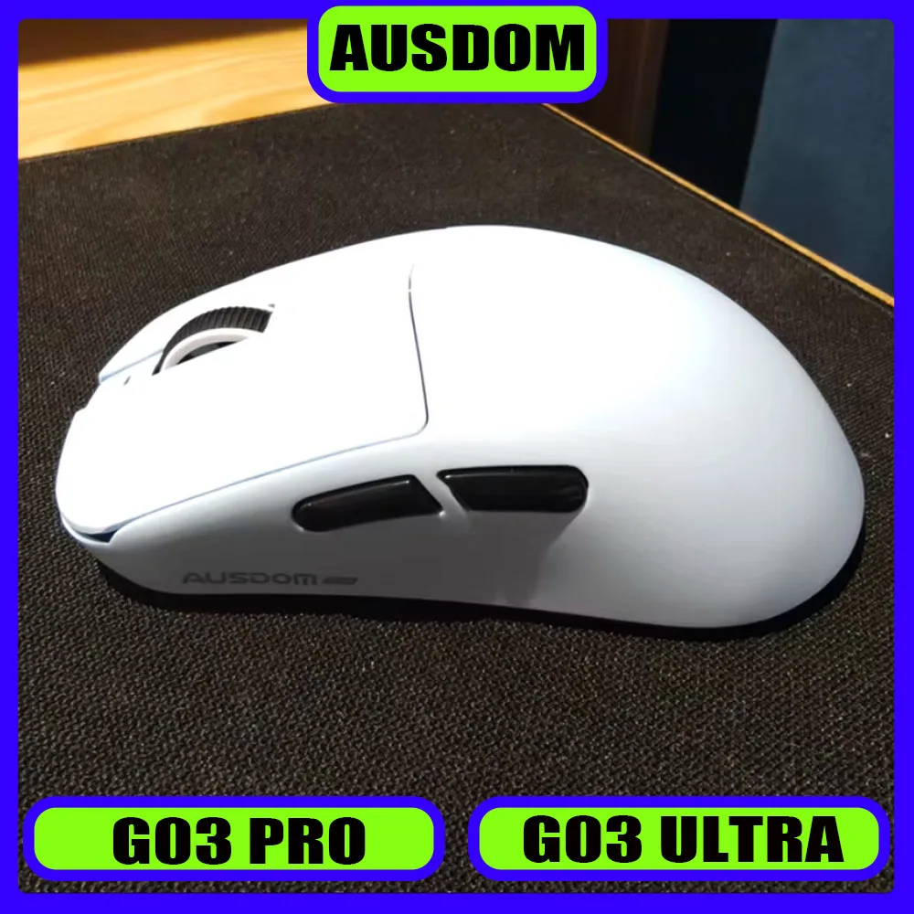Фото Беспроводная мышь AUSDOM G03 Pro G03 Ultra Tri Mode 8K PAW3395 PAW3950 8000 Гц, легкая игровая мышь для киберспорта, аксессуар для ПК №1