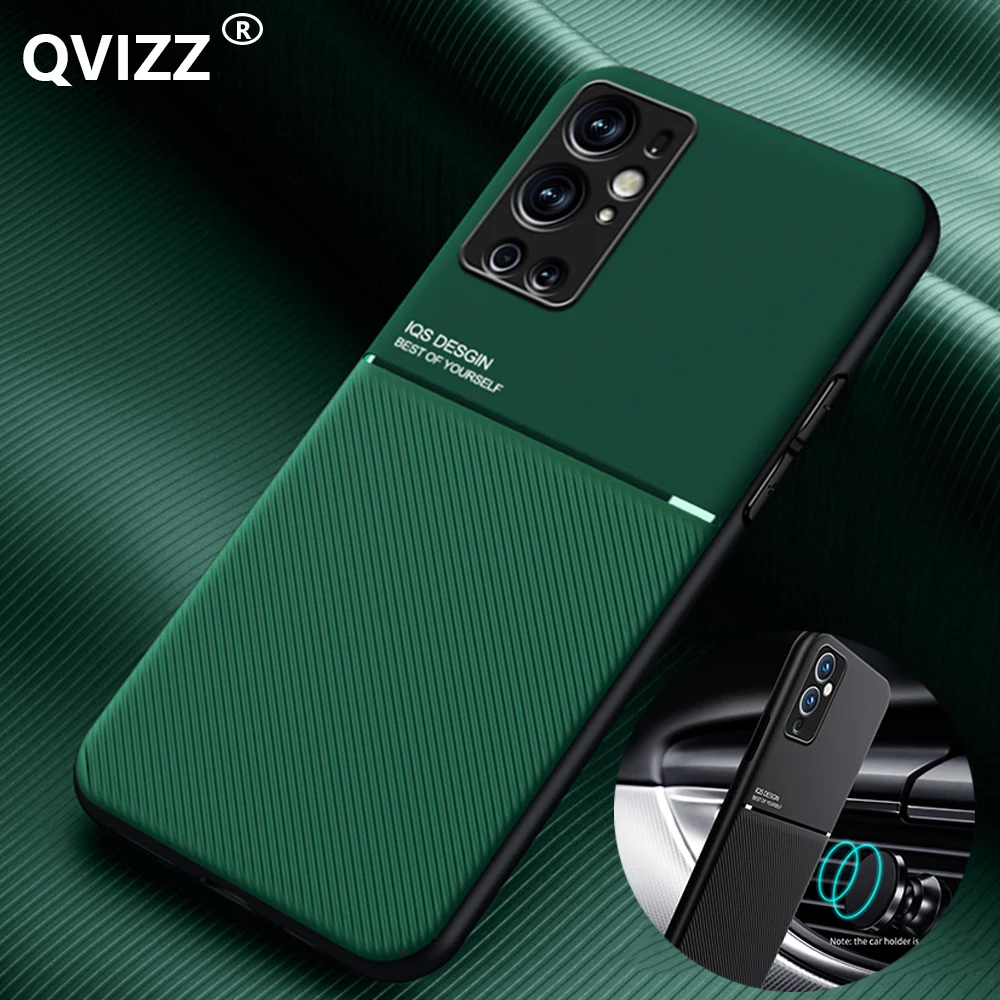 

Luxury Leather Magnetic Case For Oneplus 9 Pro Oneplus 8 7T 7 Pro 8T Shockproof Bussiness Soft Silicone Edges Hard Back Cover