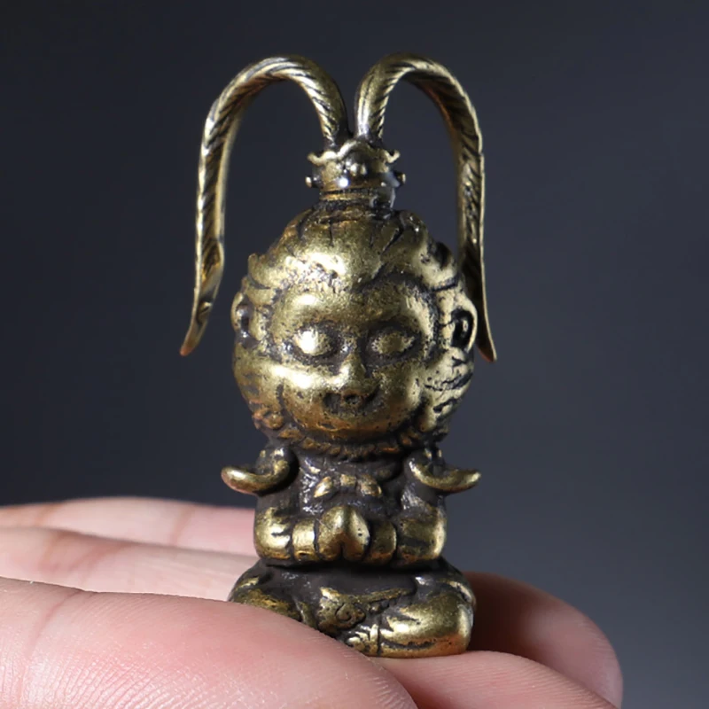 Черный Чайный Сервиз Wukong Monkey Миниатюрные Домашние Бронзовые Украшения С