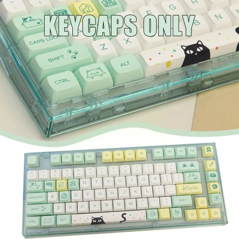 

Клавиатура «лапка» «сделай сам» со звездами, колпачки клавиш Pbt 131 клавиш «сделай сам», персонализированные колпачки клавиш Xda для 64 68 87 84 104 98...