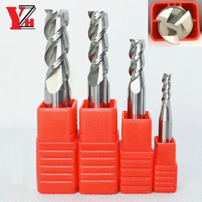 

Фреза концевая YZH HRC60, диаметр от 1,05 мм до 12,05 мм, 3-зубчатая, с десятичным шагом, для ЧПУ, алюминия, меди, дерева, металла