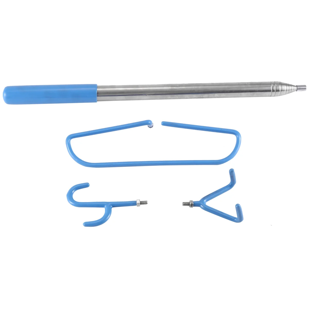 Полюс для извлечения дисков гольфа с 3 крючками телескопический инструмент