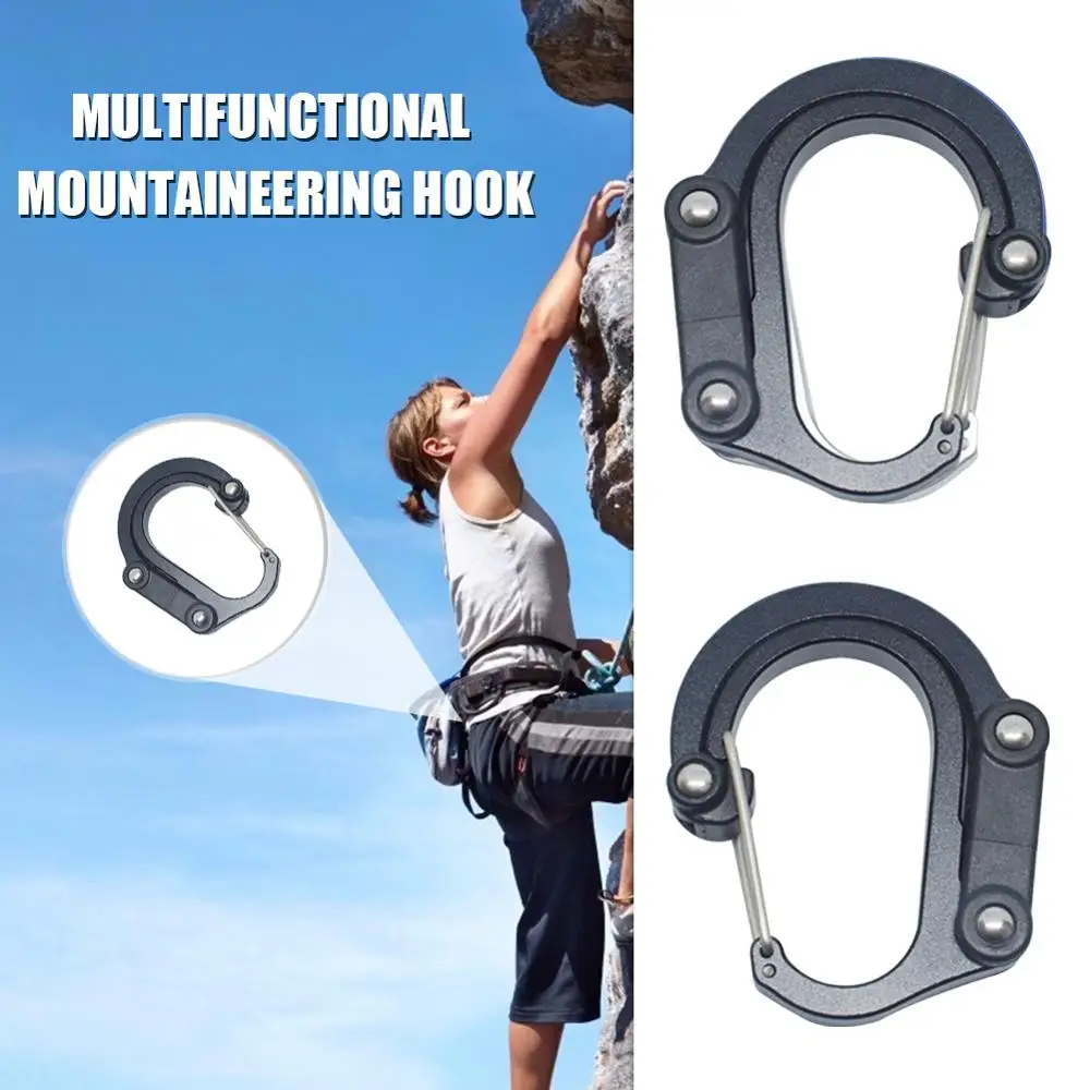 

Многофункциональный Карабин Для Скалолазания на открытом воздухе, замок с защелкой, замок безопасности, аксессуары для скалолазания