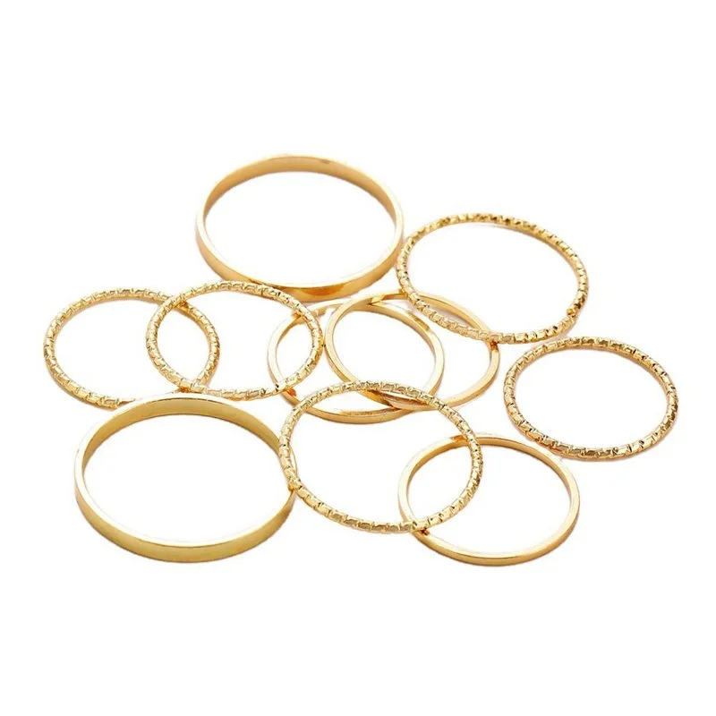 Набор из 20 штук новые простые кольца тонкое кольцо с указательным пальцем