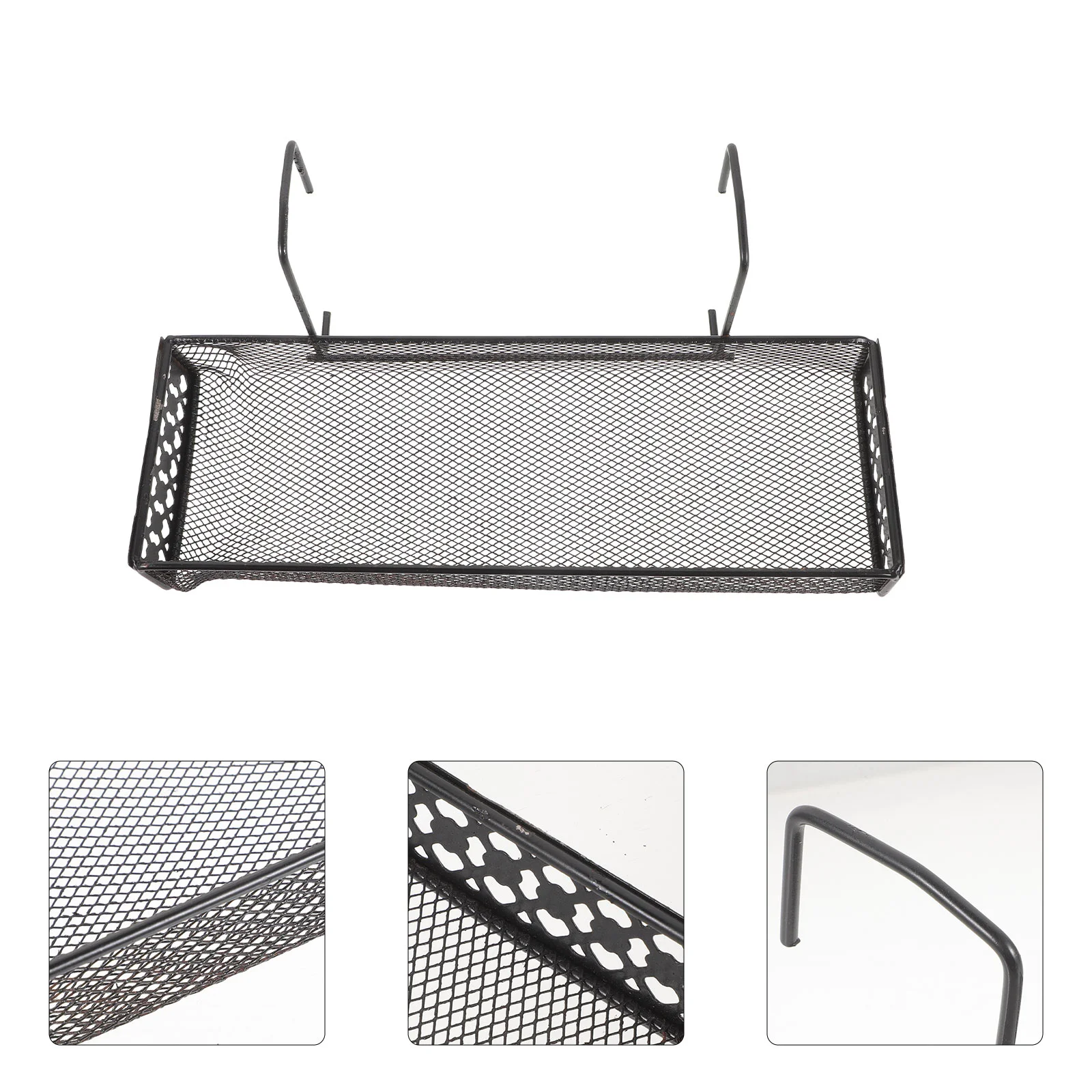 

Outdoor Hanging Planter Guardrail Succulent Plants Rack Flowerpot Stand Office Storage Iron Balcony