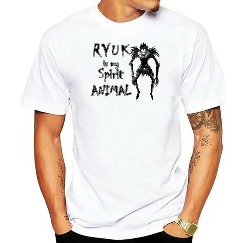 

Ryuk Is My Spirit Adult T-shirt,death Note, Spirit Spoof Tee Top Cotton Tee Shirt Personality Custom