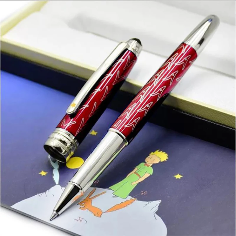 

Gift MB Le Petit Prince 163 Dark Blue Rollerball Ballpoint Pen Luxury Stationery Writing Smooth With Serial Number