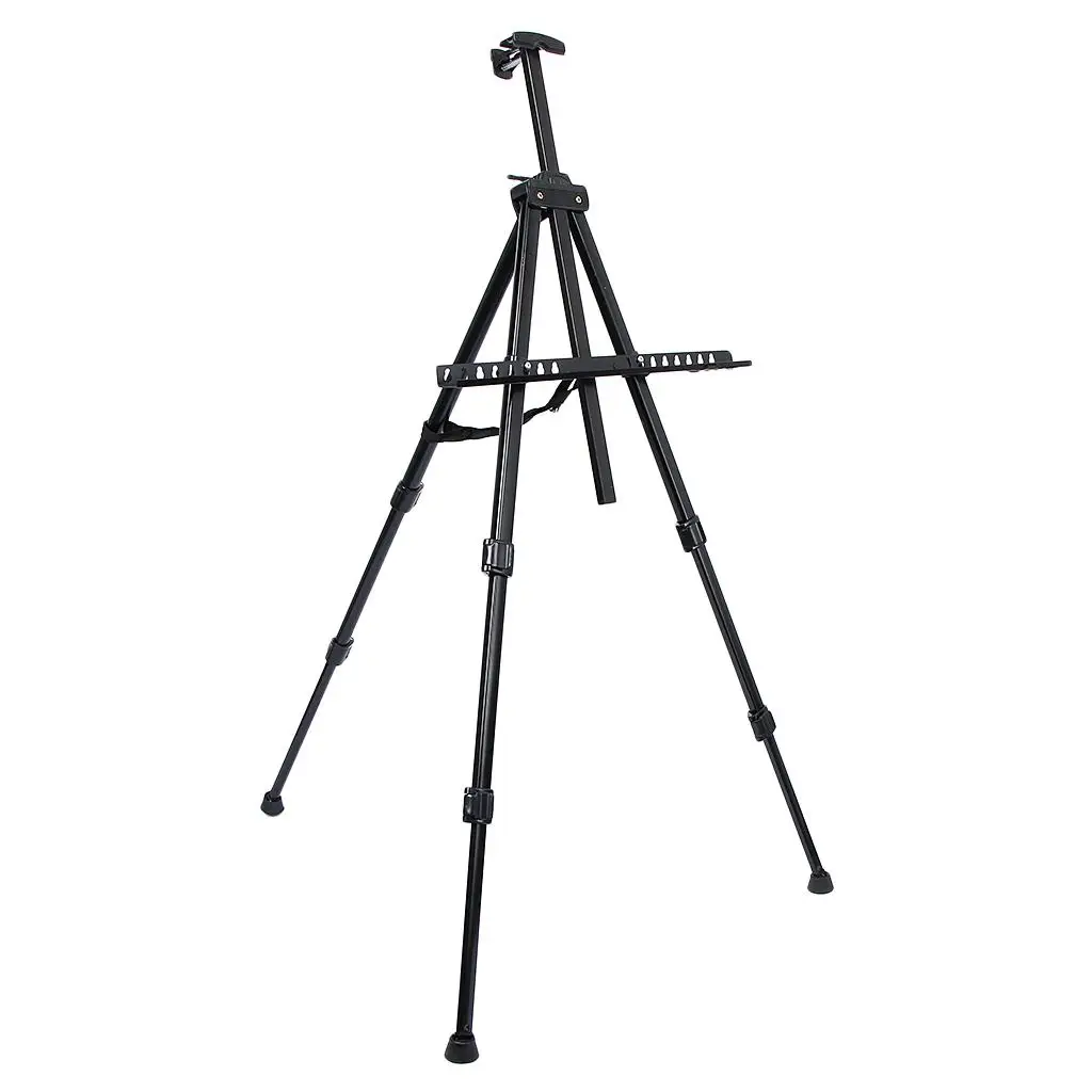 

Folding Telescopic Painting Easel Tripod Display Stands Adjustable Outdoor Indoor Tripod Display Shelf