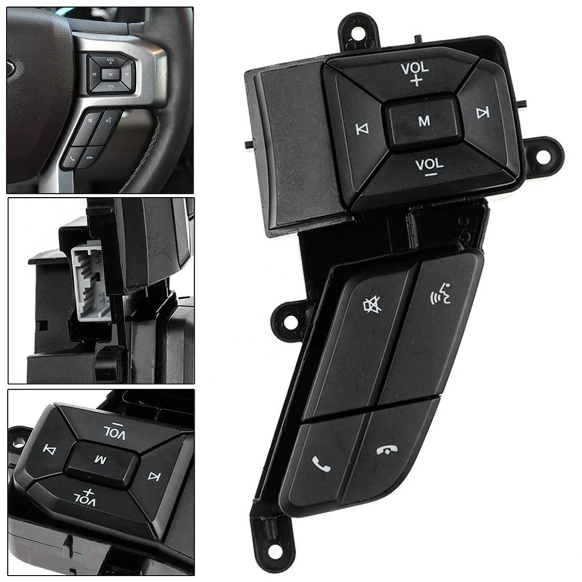 FL3T-9E740-ECW переключатель громкости рулевого колеса для Ford F150 F250 F350 2015-2018