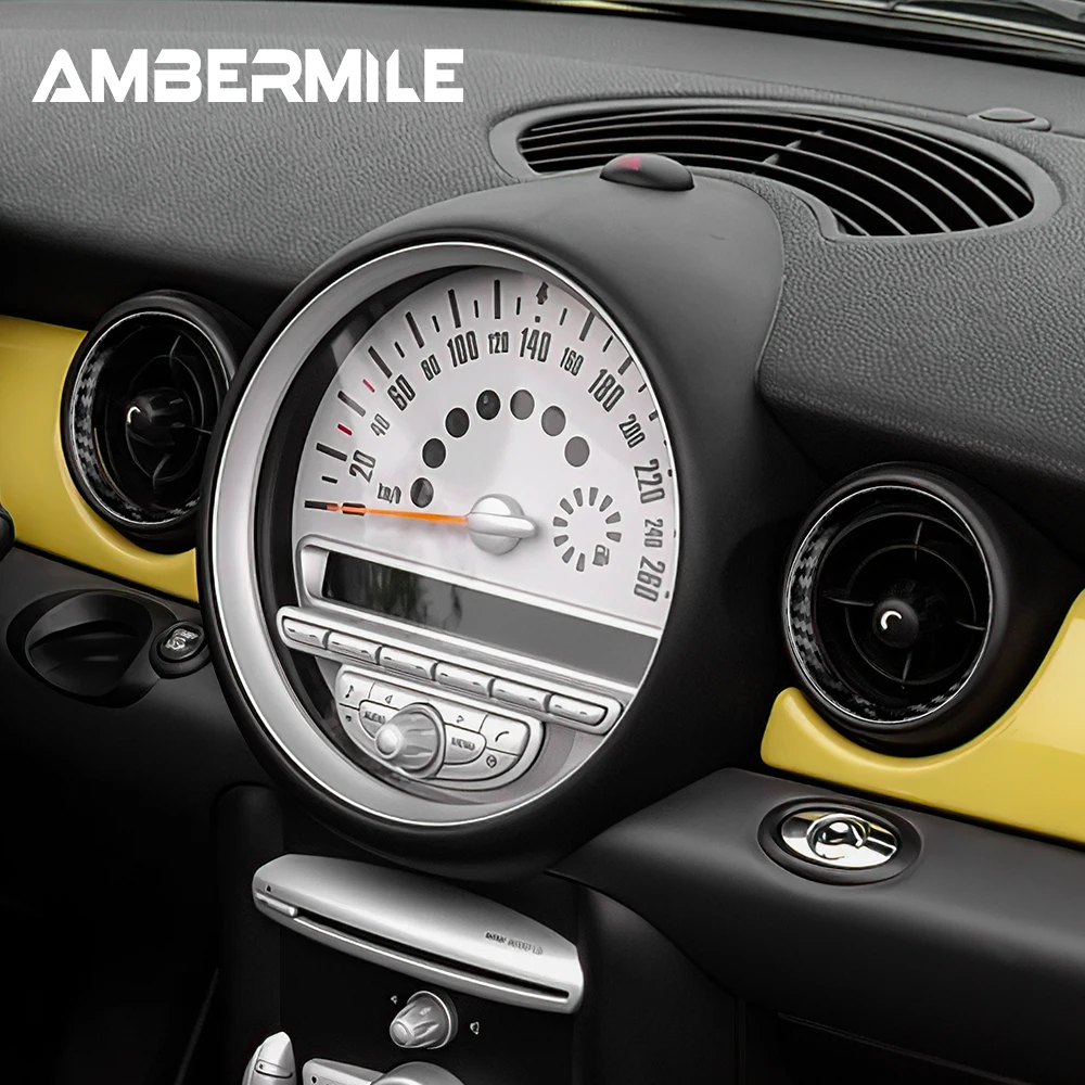 Для Mini Cooper R55 R56 R57 2007-2013 центральная консоль вентиляционная решетка рамка круглая