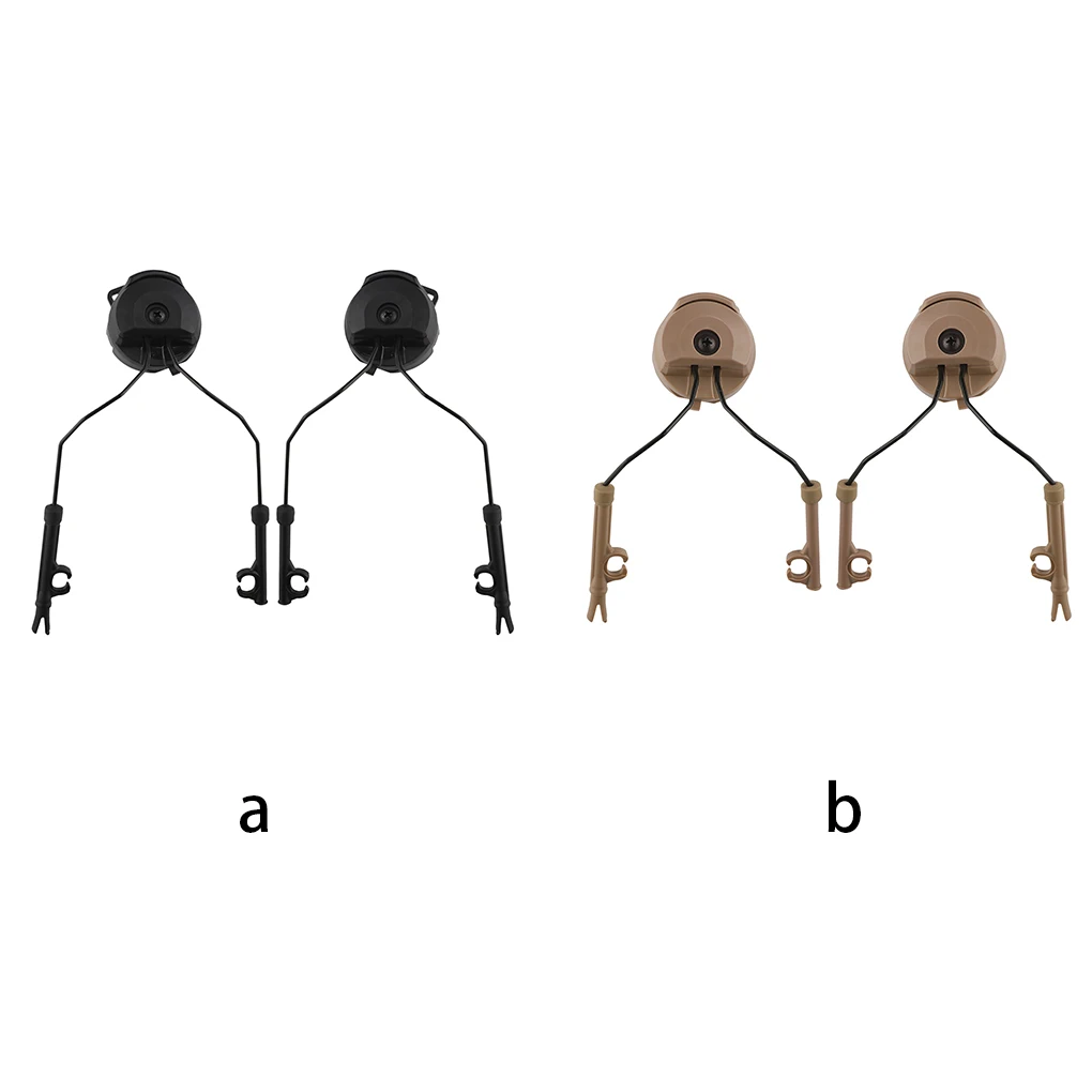

Аксессуары для шлема Держатель для гарнитуры Airsofts для съемки быстрых шлемов Регулируемая подставка для наушников 360 черные держатели для наушников