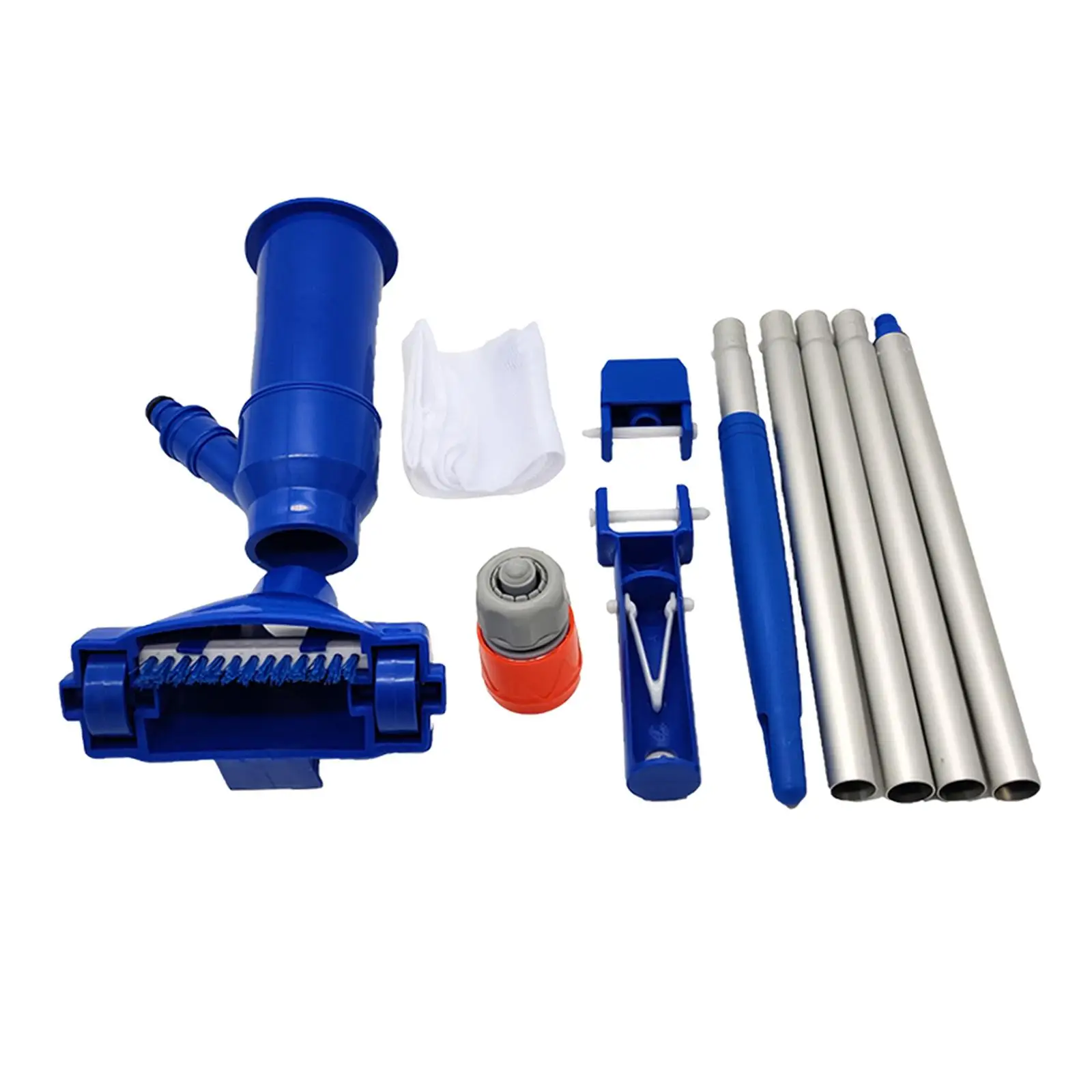 

Portable Swimming Pool Cleaner Kits Underwater Mesh Bag Mini Jet Vacuum Suction Head Above Ground Pool Hot Tub Fountains