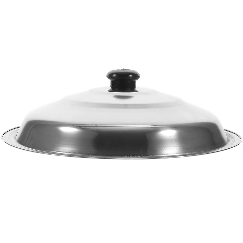 

Stainless Steel Wok Lid Frying Pan Replacement Pot Cover Only Universal Lids Pots