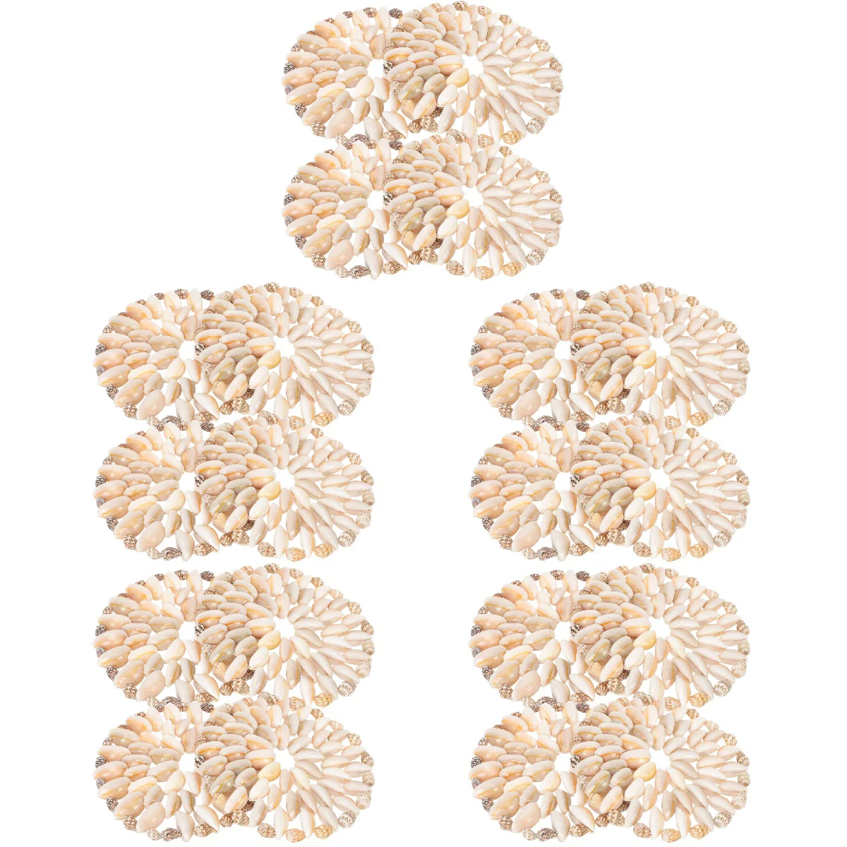 

20 pcs Mug Pad Decorative Coaster Cup Mat Desktop Coaster Flower Bottle Pad Home Decor Mug Holder Beach Themed Coaster