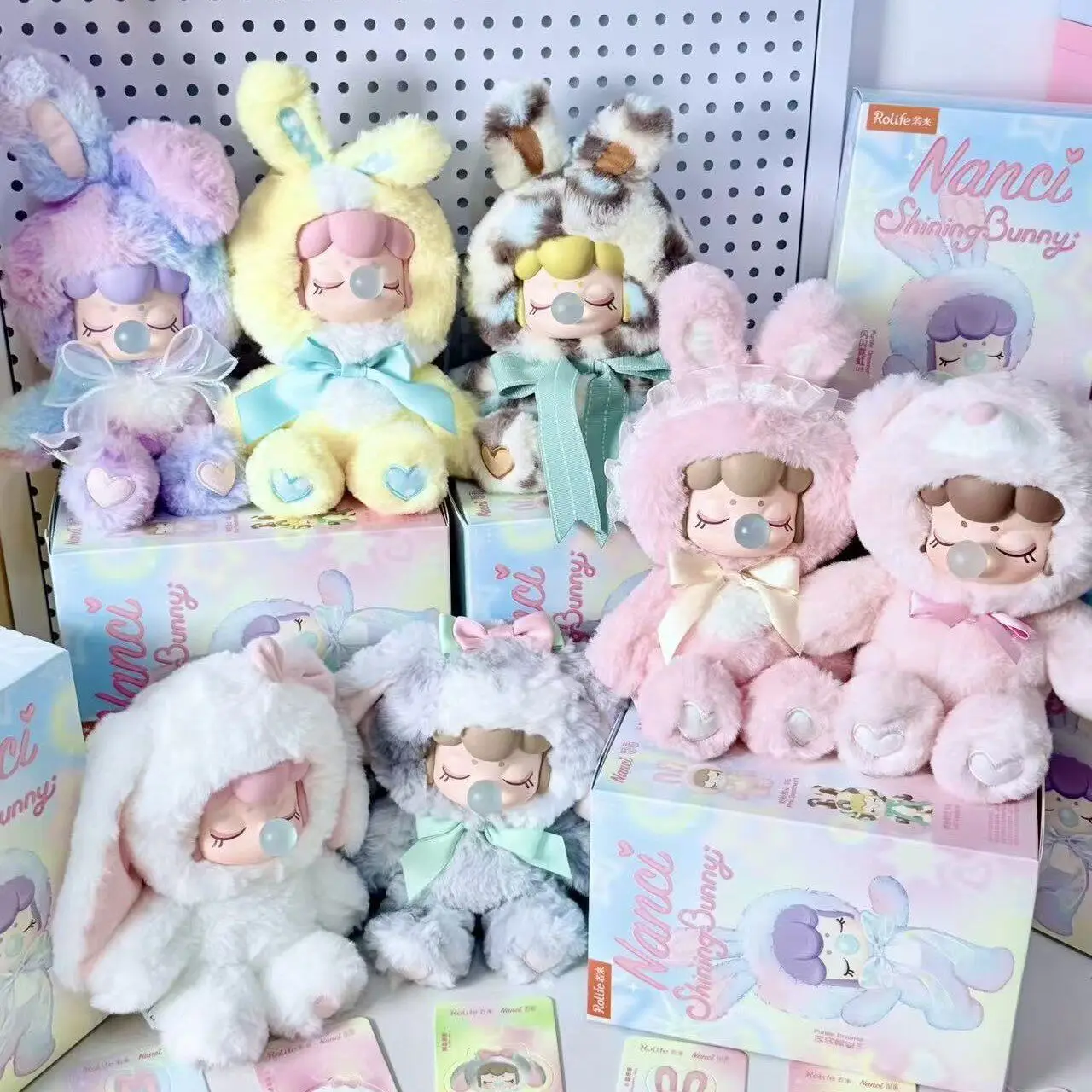 Фото В наличии: Серия Nancie Shining Bunny, коллекционная мягкая плюшевая фигурка-игрушка Vol.2 для взрослых коллекционеров (Blind Box) №2