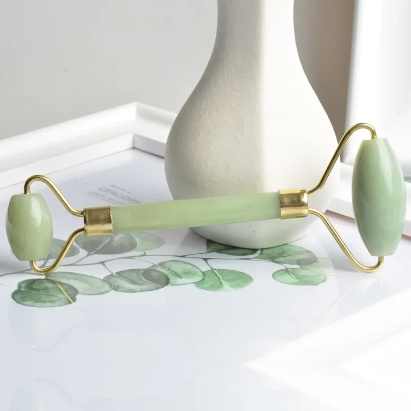 Массажный ролик Lake Blue Jade для лица массажный шеи нефритовый китайский натуральный