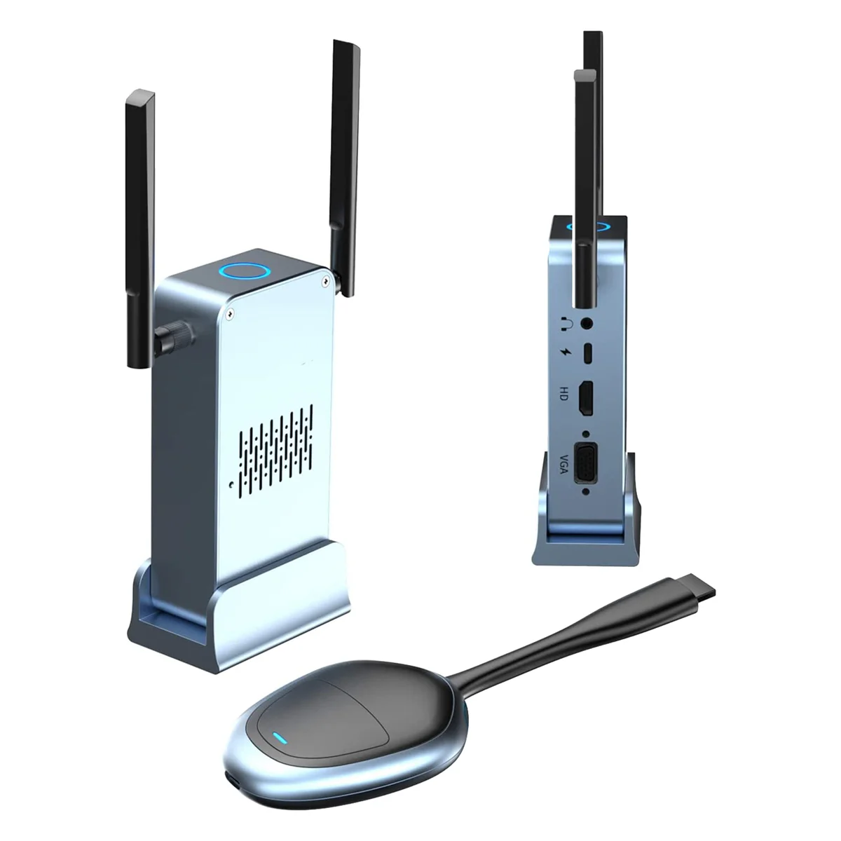 

Беспроводной совместимый передатчик и приемник, беспроводное устройство с одинаковым экраном, адаптер преобразователя 4K VGA с поддержкой 2,4/5 ГГц