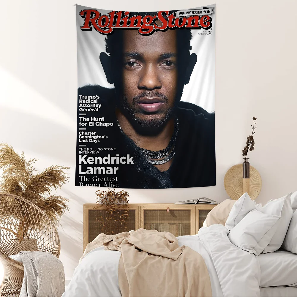 K-Rick kendl-Lamar музыкальный подвесной богемный гобелен богемные настенные гобелены