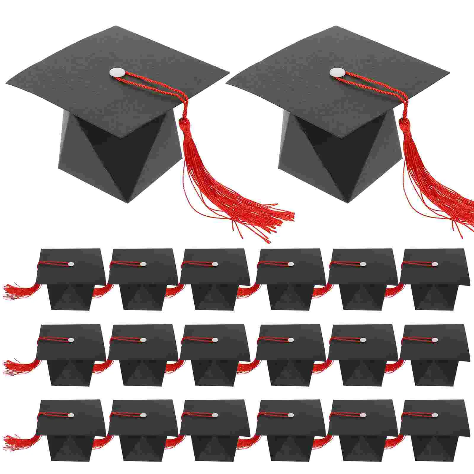 

Box Graduation Cap Candy Party Gift Boxes Grad Favors Treat Decorations Gifts Doctoral Hat Favor Case Chocolate Wrapping