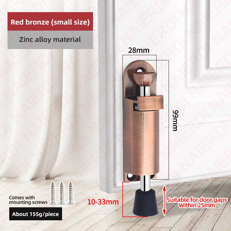 

NAIERDI Ножной дверной ограничитель из цинкового сплава