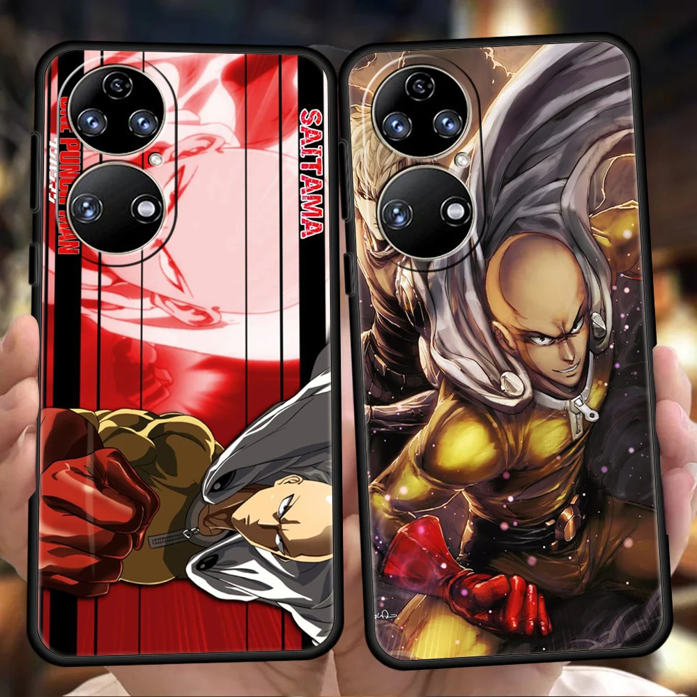 

ONE PUNCH-MAN Phone Case for Huawei P20 P30 P50 Pro P20 P30 P40 Lite Y6 Y7 Y9 Y7A Y6P Y9S 2019 P Smart Z 2021 Soft Cover Fundas