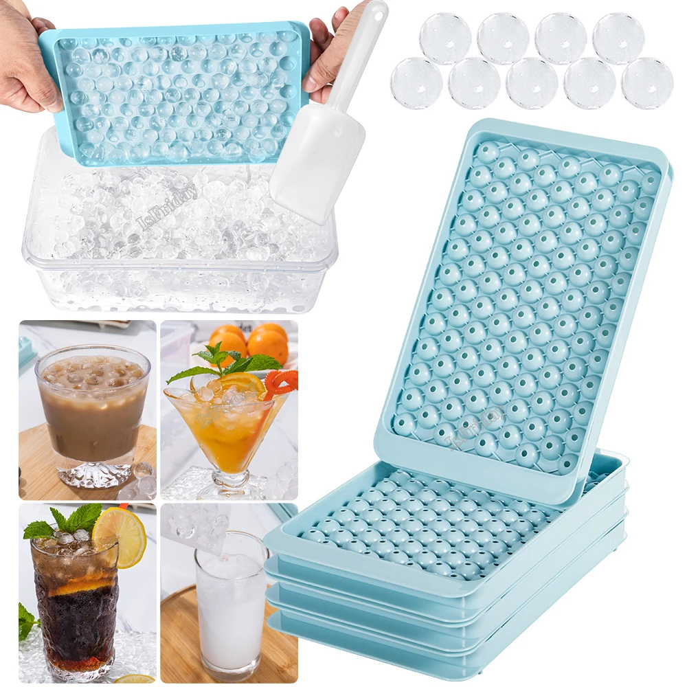 

Mini Ice Cube Trays Upgraded Ice Ball Maker Mold Tiny Crushed Ice Tray for Chilling Drinks Coffee Juice Tools Plastic BPA Free