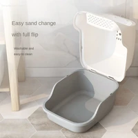 fully enclosed cat litter box extra large self cleaning cat litter box closed anti splash deodorizer top entry pet toilet meuble