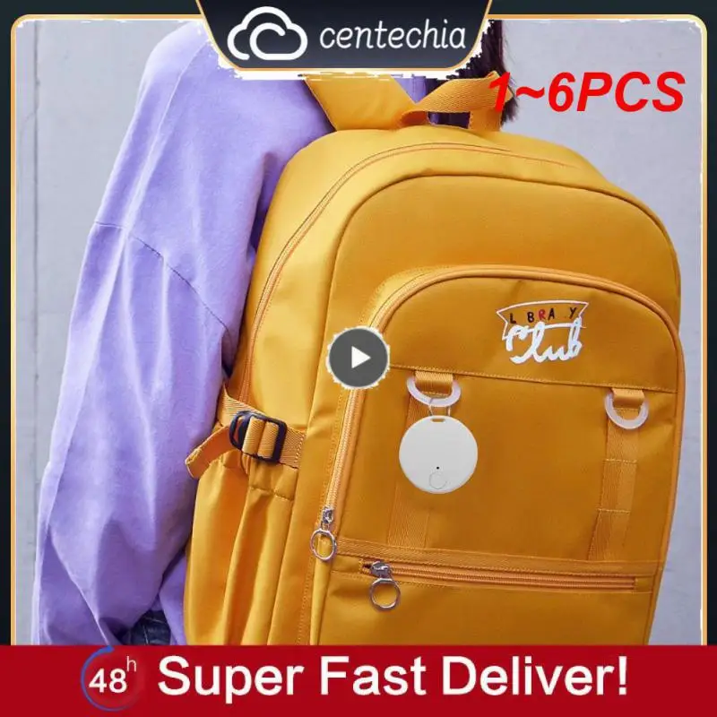 

1~6PCS Mini Dog GPS 5.0 Tracker Anti-Lost Device Round Anti-Lost Device Pet Kids Bag Wallet Tracking Smart Finder