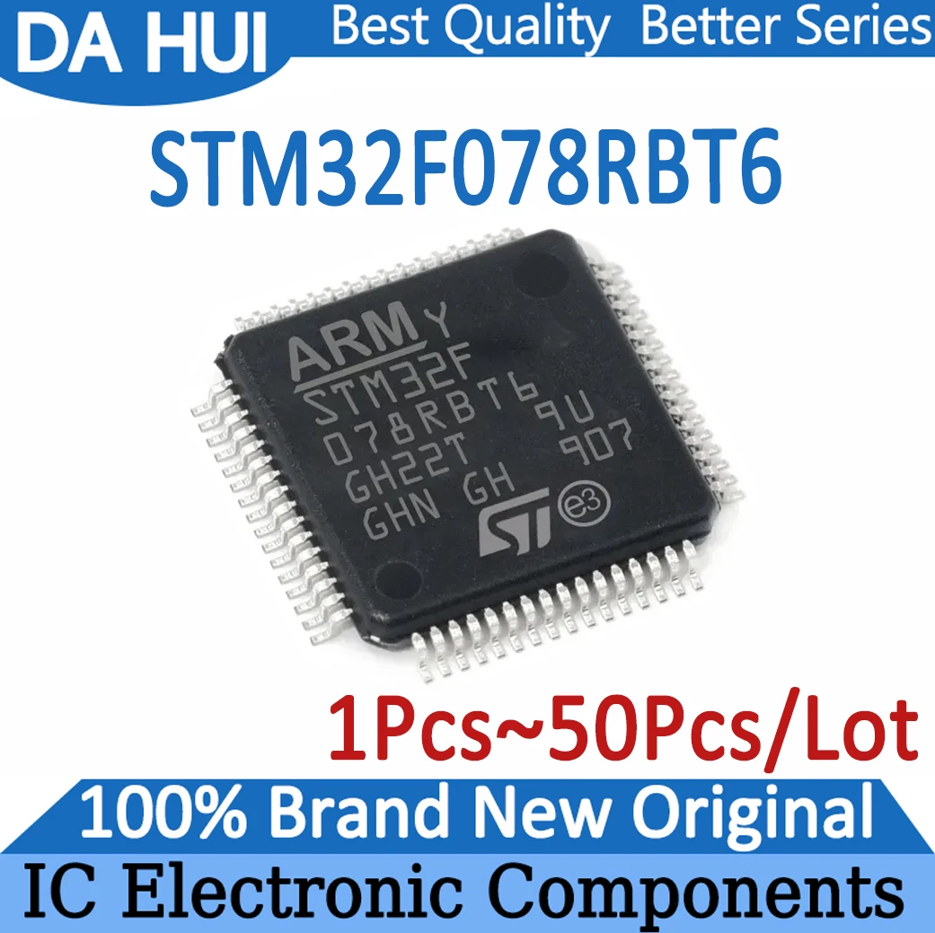 

STM32F078RBT6 STM32F078RB STM32F078 STM32F STM32 STM MCU IC Chip LQFP64 In Stock 100% New Original