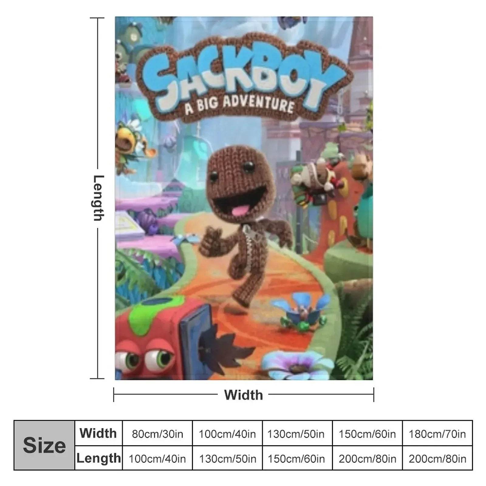 Одеяло Sackboy забавный подарок дизайнерские тяжелые одеяла для сна тонкие