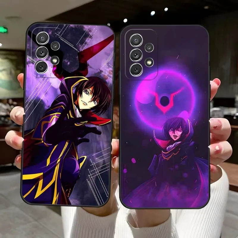 

Anime Code Geass Lelouch Phone Case For Samsung Note 20 9 8 10 Pro Plus Ultra M20 M31 M30s M40 M80s M10 J7 J6 Back Covers