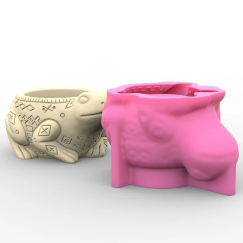 Инновационные силиконовые формы для ваз цветов лягушек гибкие орнаментов