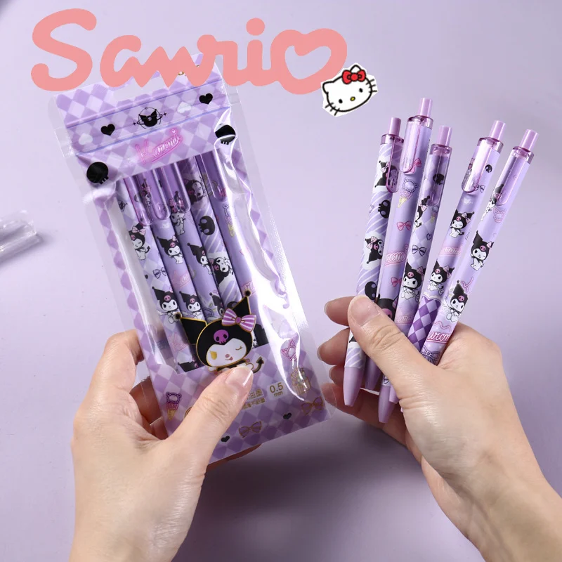

Ручка гелевая Sanrio My Melody Kuromi Cinnamoroll, 0,5 мм, 5 шт./комплект