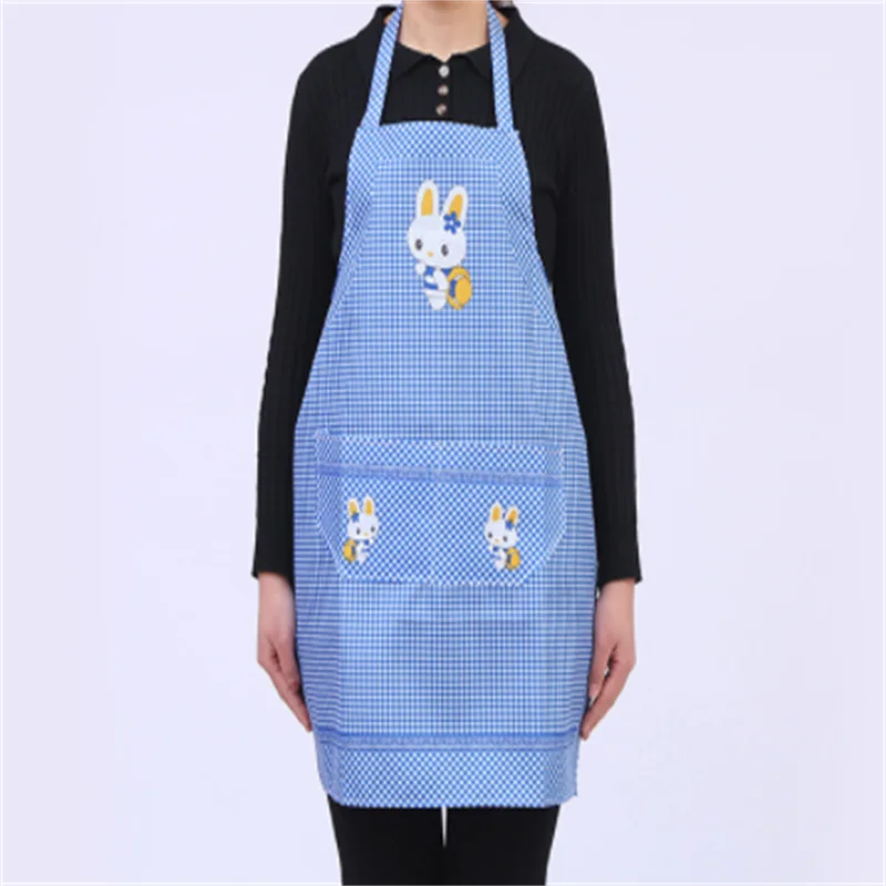 

Cute Cartoon Rabbit Kitchen Bib cartoon smock Bib kitchen white rabbit advertising apron