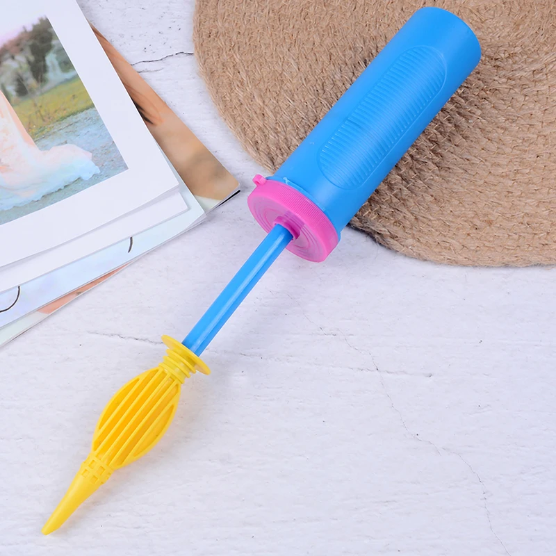 1Pc New Useful Portable Balloon Pump For Baloons Inflatable Toys And Foil Air Balloon Hand Pump Random Color Hot Sale