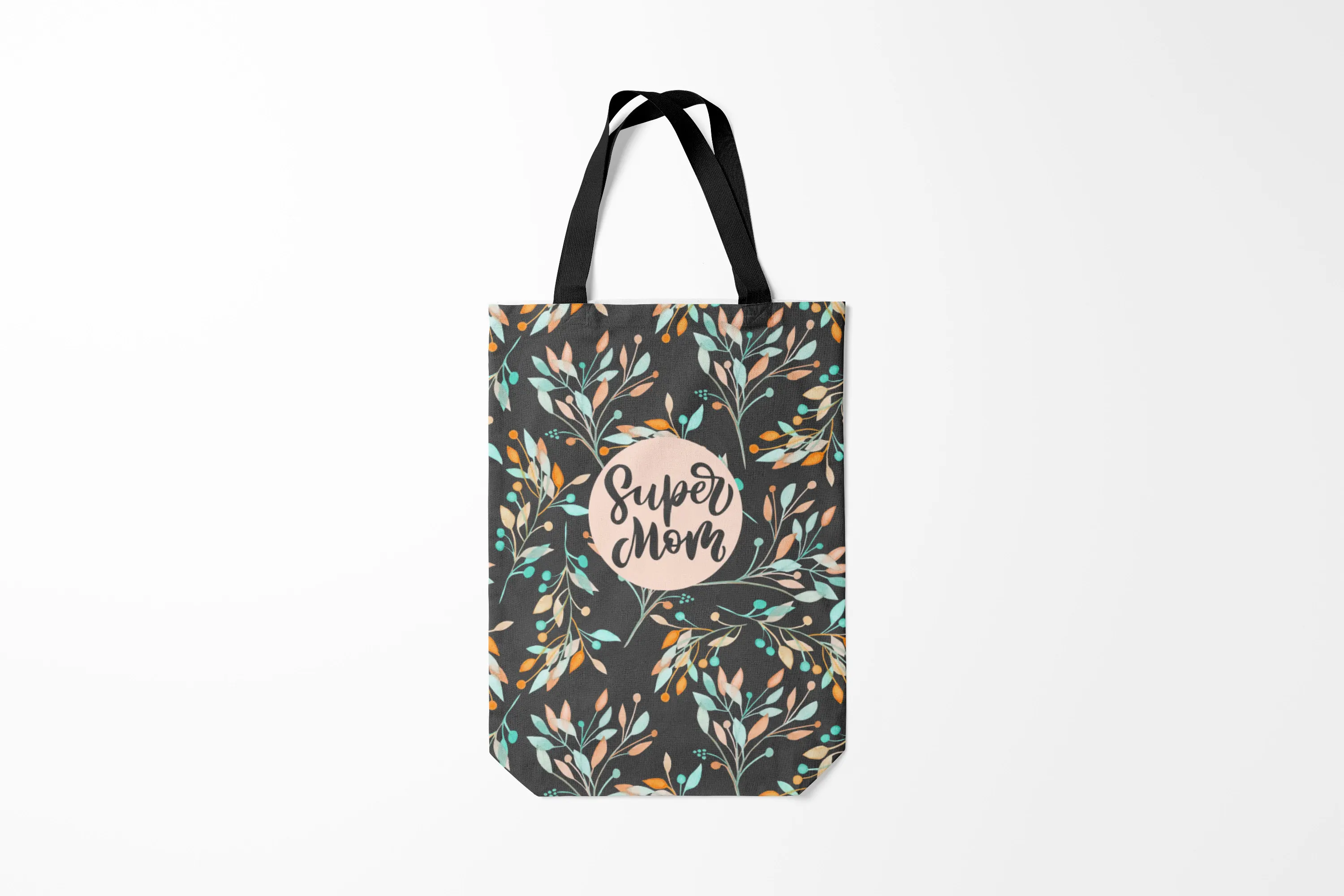 Сумка-шоппер / 31х42 см Родственникам и друзьям Лучшие мамы Super mom |