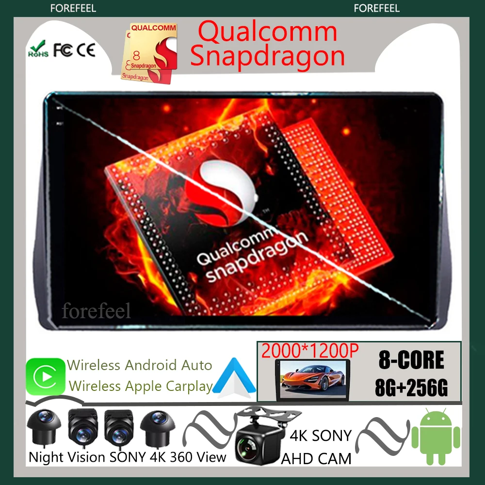 

Мультимедийная магнитола Qualcomm, Android, для TOYOTA WISH 2009-2016 2017 2018, Автомобильный мультимедийный проигрыватель с GPS-навигацией и сенсорным экраном No 2 Din