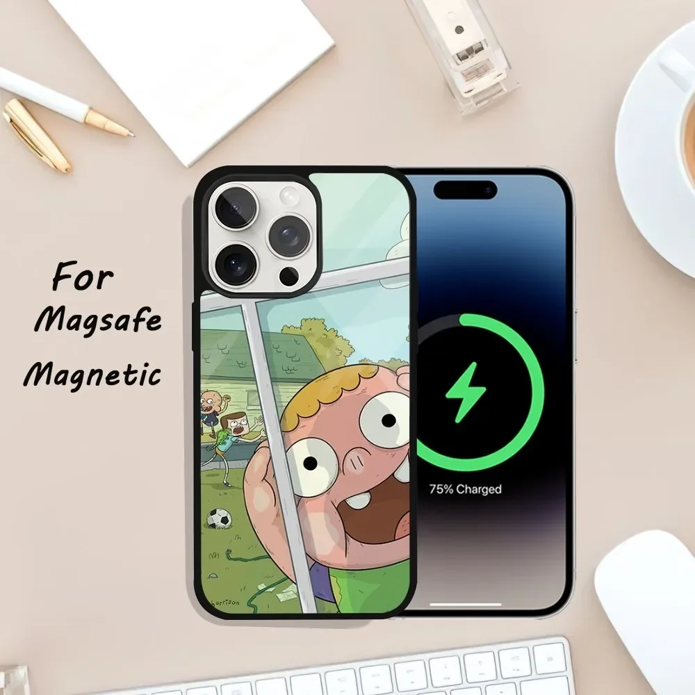 Милый чехол для телефона C-Clarence iPhone 11 13 12 14 15 Plus Max Pro Magsafe Магнитный беспроводной