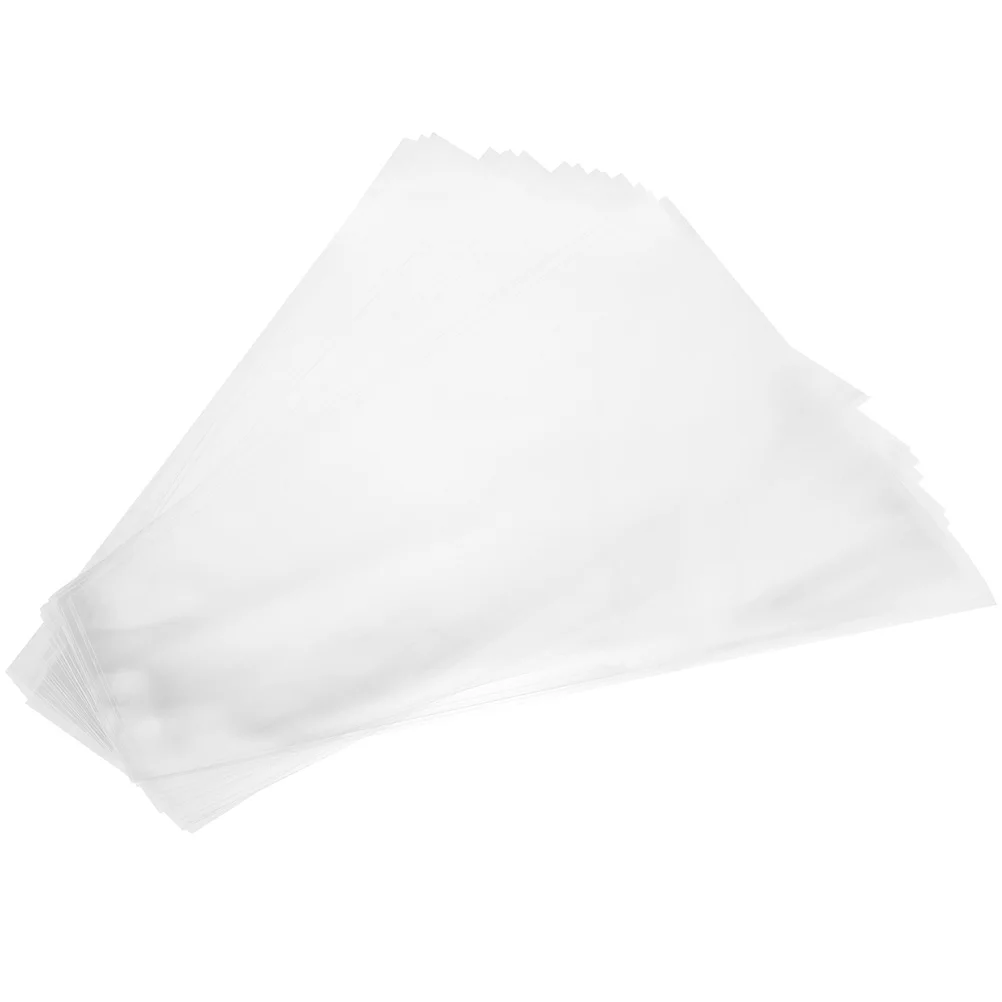 

50Pcs Flower Shop Florist Professional Transparent Transparent Packing Bags for Flower Shop Flower Rose Florist
