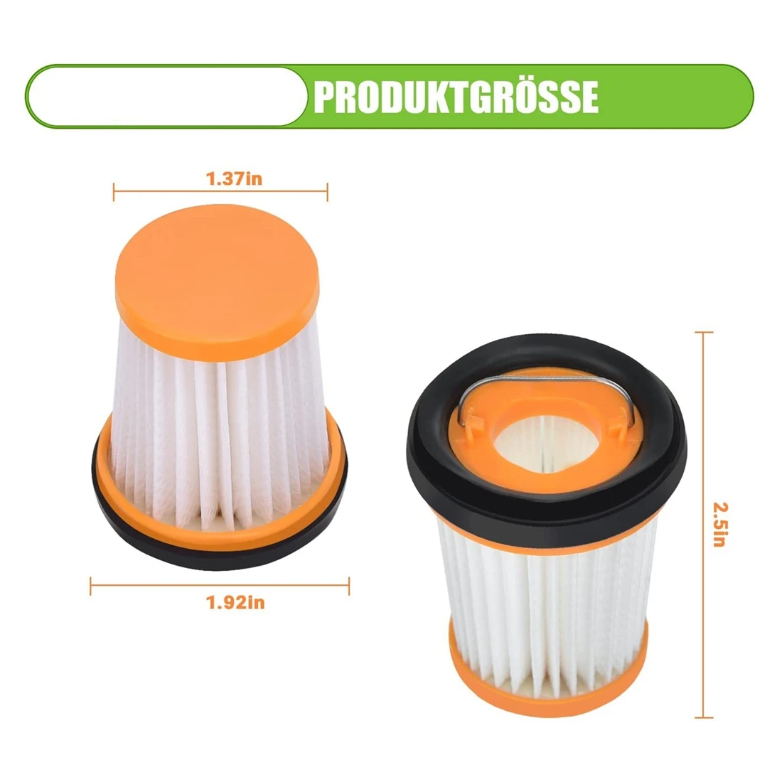 6Pcs Vacuum Filter for Shark ION W1 Cordless Handheld Filters WANDVAC WV200 WV201 WV220 Part XHFWV200