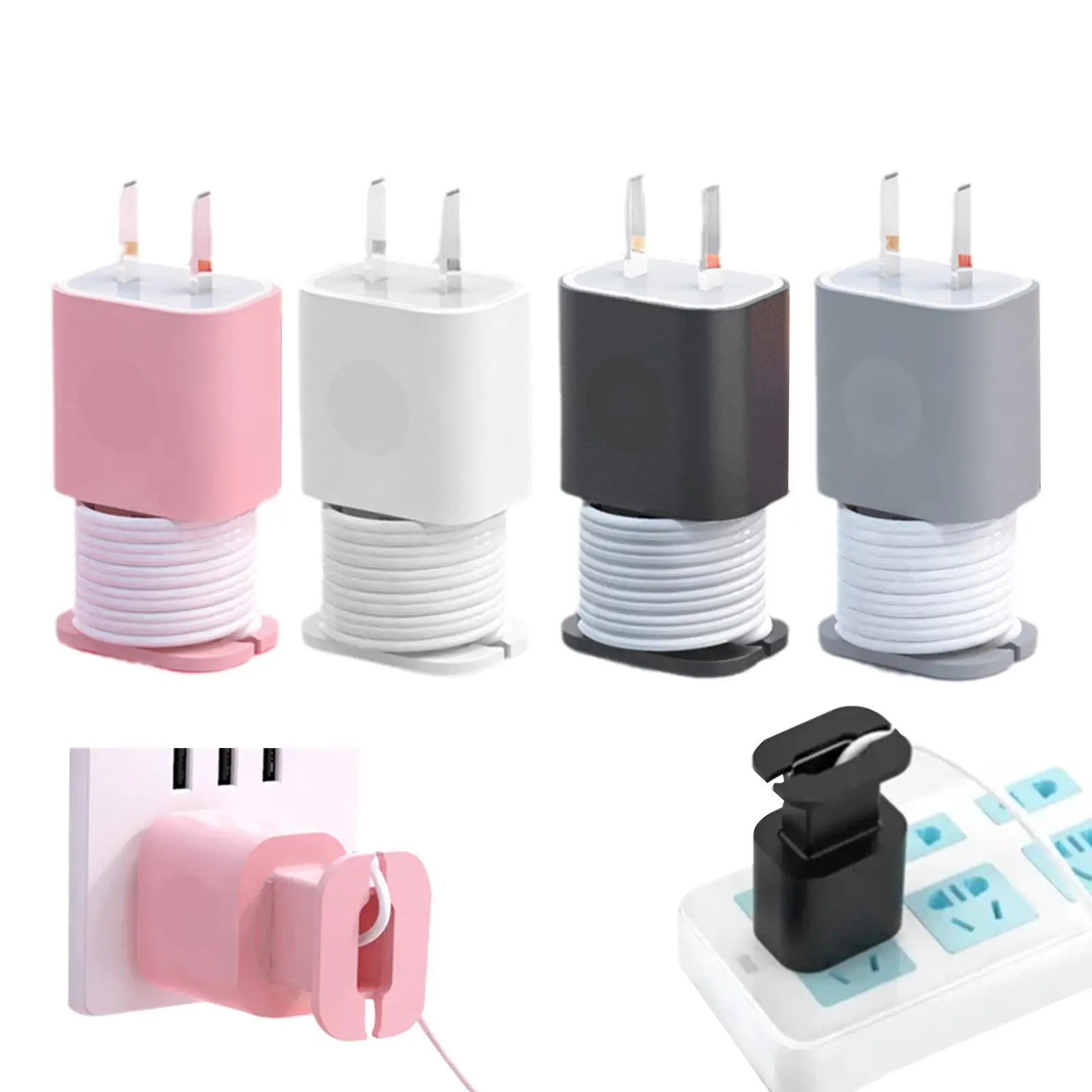 

For IPhone 14 13 12 Charger Protective Case 18W 20W Silicone Cover Shell USB Cable Protector Data Line Bite Data Cable Winder