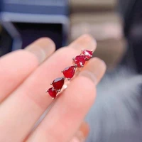natural pigeon blood ruby ring 3mm4mm natural ruby ring 925 silver jewelry pandora 925 original rings
