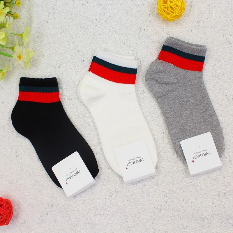 

Women Socks Cotton Striped Cartoon Sock Woman Colorful Unisex Short Funny Novelty Ladies Sox Spring Autumn Female Trendy Sokken